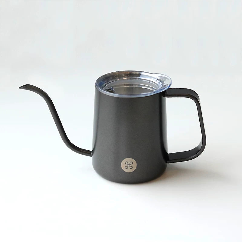 Knot/Hand-pour pot with ear-hung coffee pot stainless steel household thin mouth pot brewing pot with ear-hanging long mouth pot 350ml