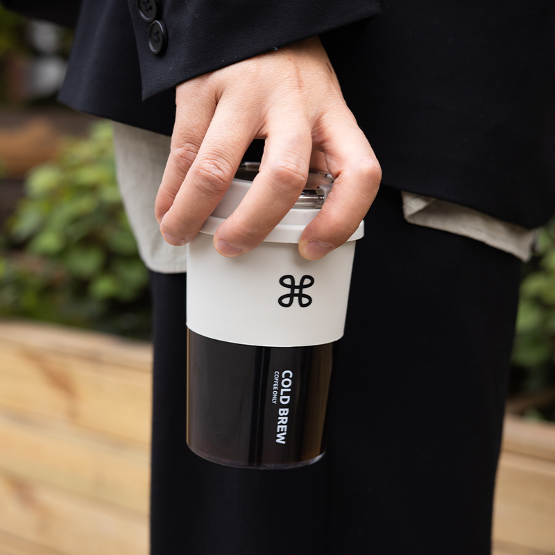 Knot coffee cup, carry-on cup when going out, tritan high-temperature resistant water cup, good-looking direct drinking cup, portable cup