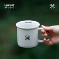 Linknot Knot/Mug Ins Coffee Ceramic Cup Retro Niche Milk Coffee Couple Coffee Cup