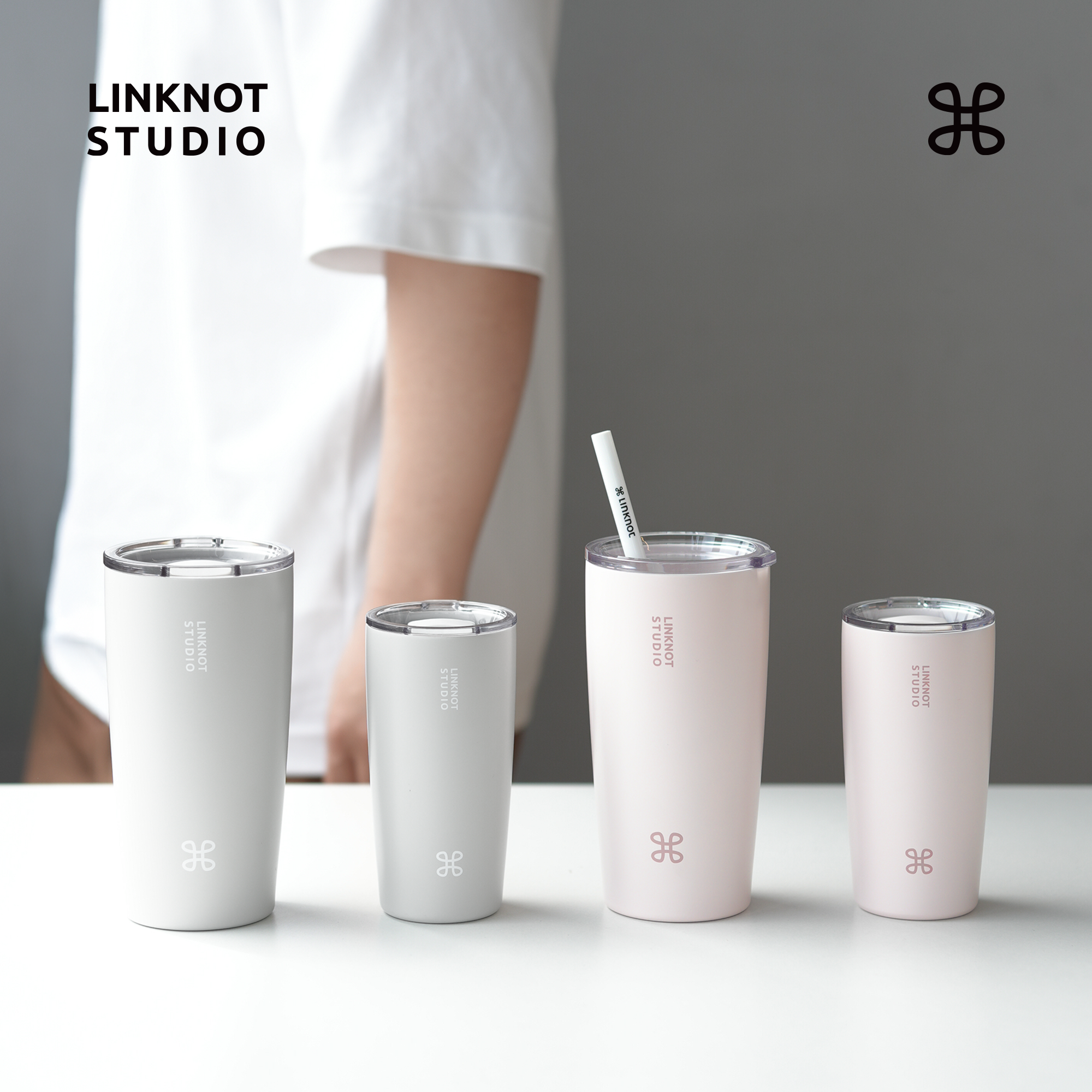 Knotted Straw Thermos Cup Ceramic Coated Liner Coffee Cup Desktop Cup Office Boys and Girls High-Looking Cup
