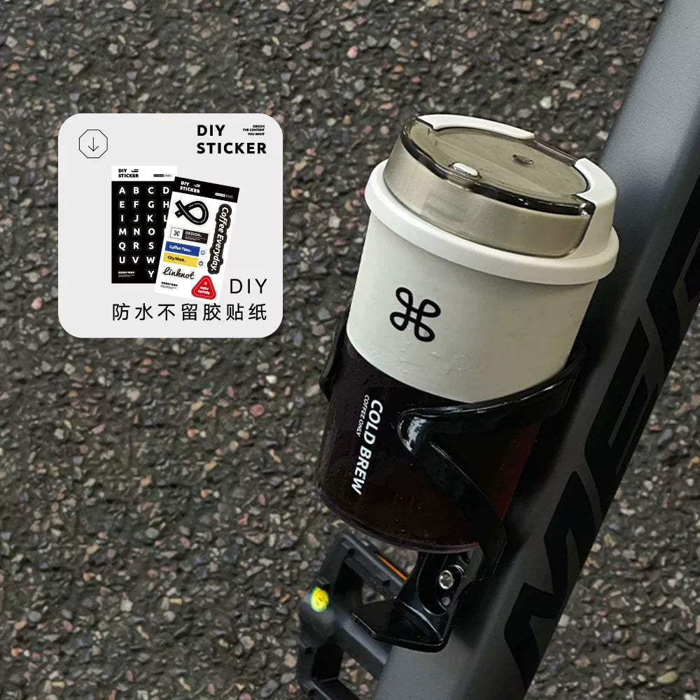 Knot coffee cup, carry-on cup when going out, tritan high-temperature resistant water cup, good-looking direct drinking cup, portable cup
